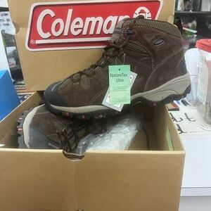 Coleman Brown Hiking Boots with Durable Leather and Ankle Support
